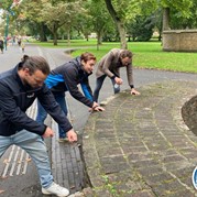 33) Kolonisten van Catan met begeleiding op afstand  (Eigen locatie)