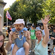 57) Citygame Levend Ganzenbord met begeleiding op afstand  (Eigen locatie)