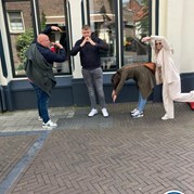 51) Citygame Levend Ganzenbord met begeleiding op afstand  (Eigen locatie)