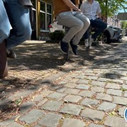 10) Citygame Levend Ganzenbord met begeleiding op afstand  (Eigen locatie)