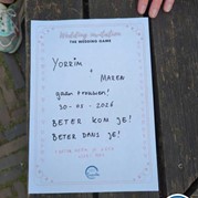 15) The Wedding Game begeleiding op afstand  (Eigen locatie)
